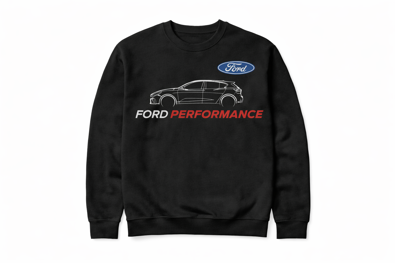 Sudadera Negra Ford