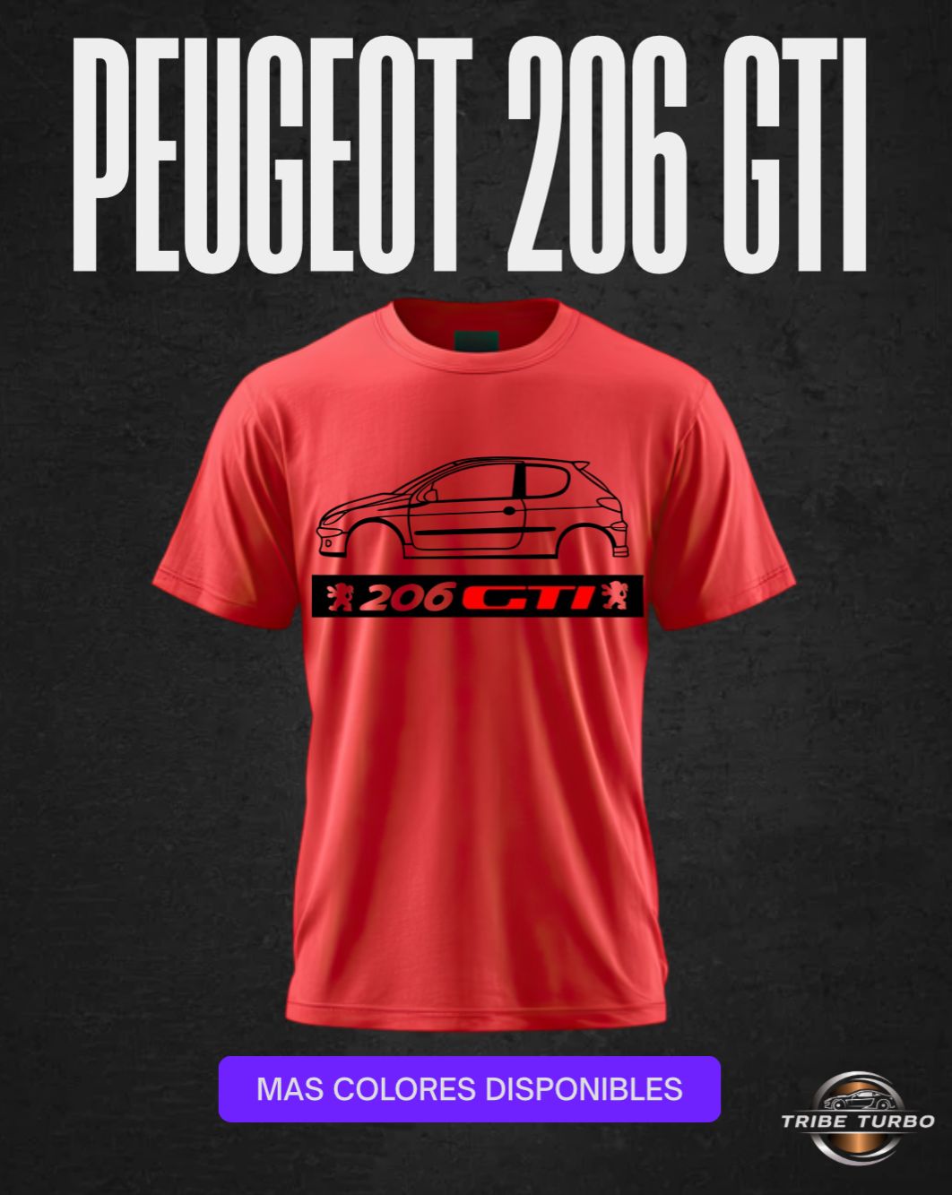 Camiseta Peugeot 206 Gti