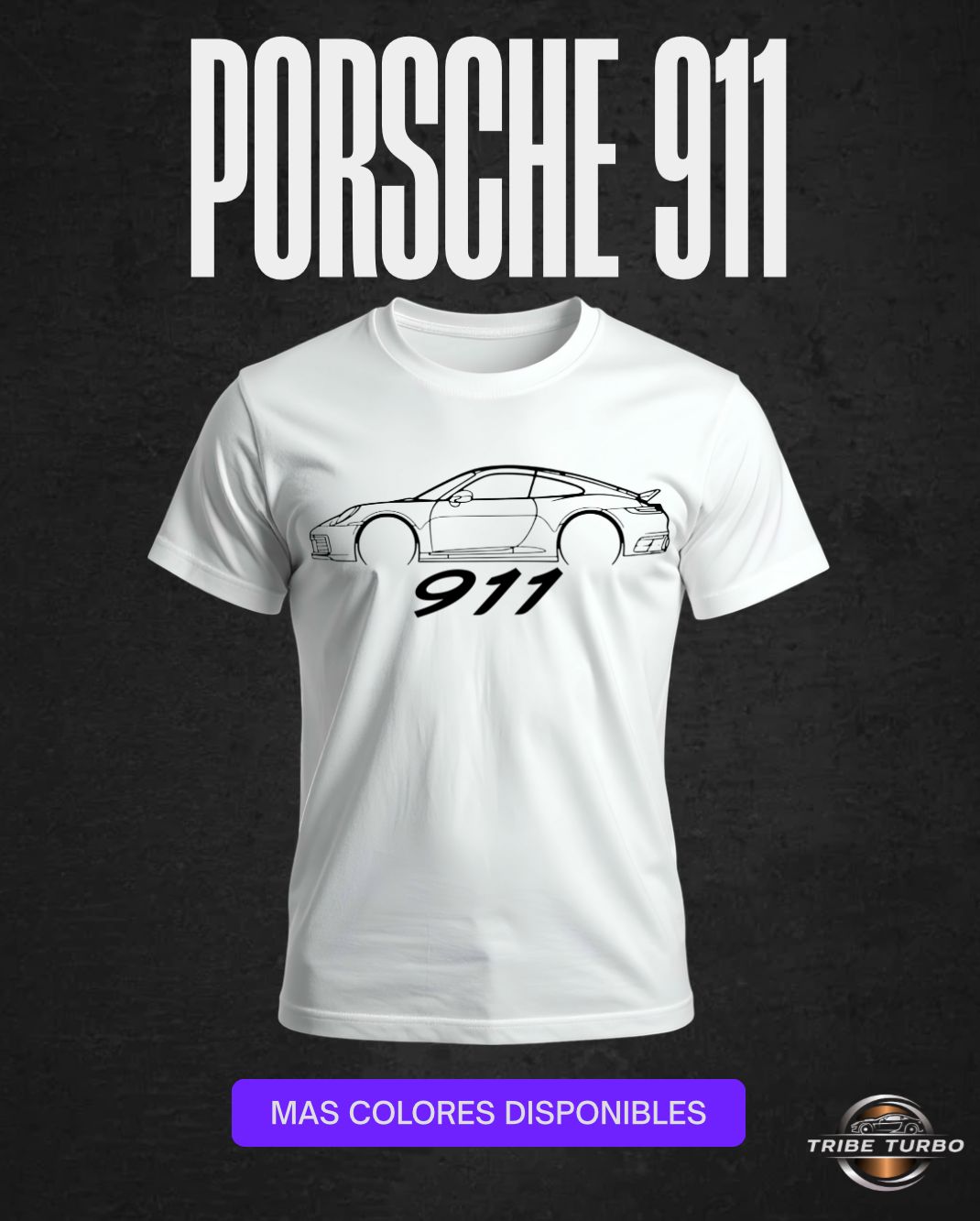 Camiseta Porsche 911