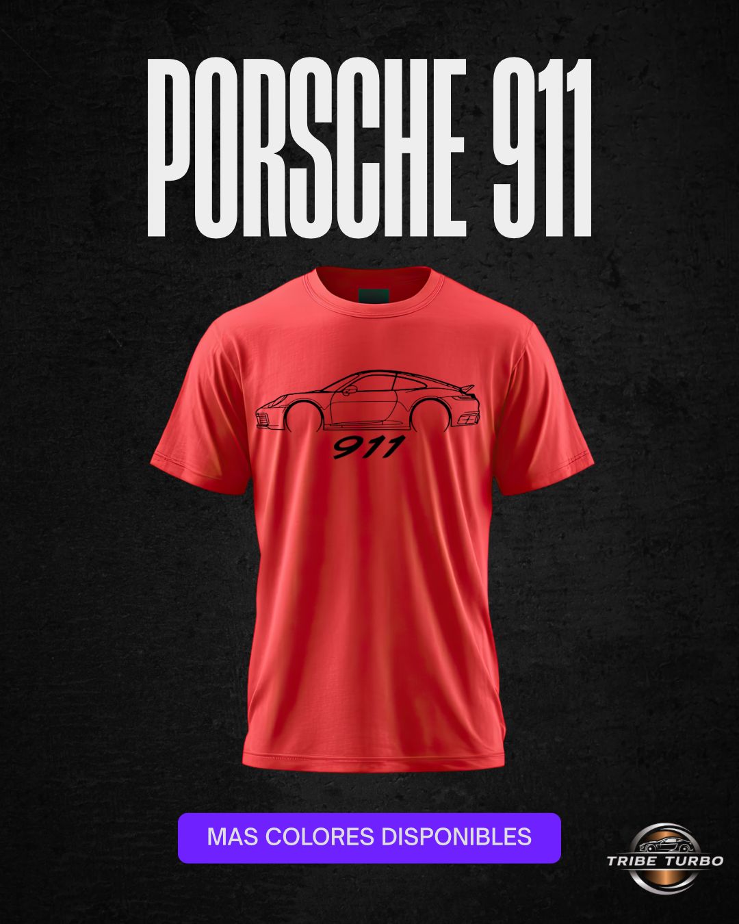 Camiseta manga corta Porsche 911