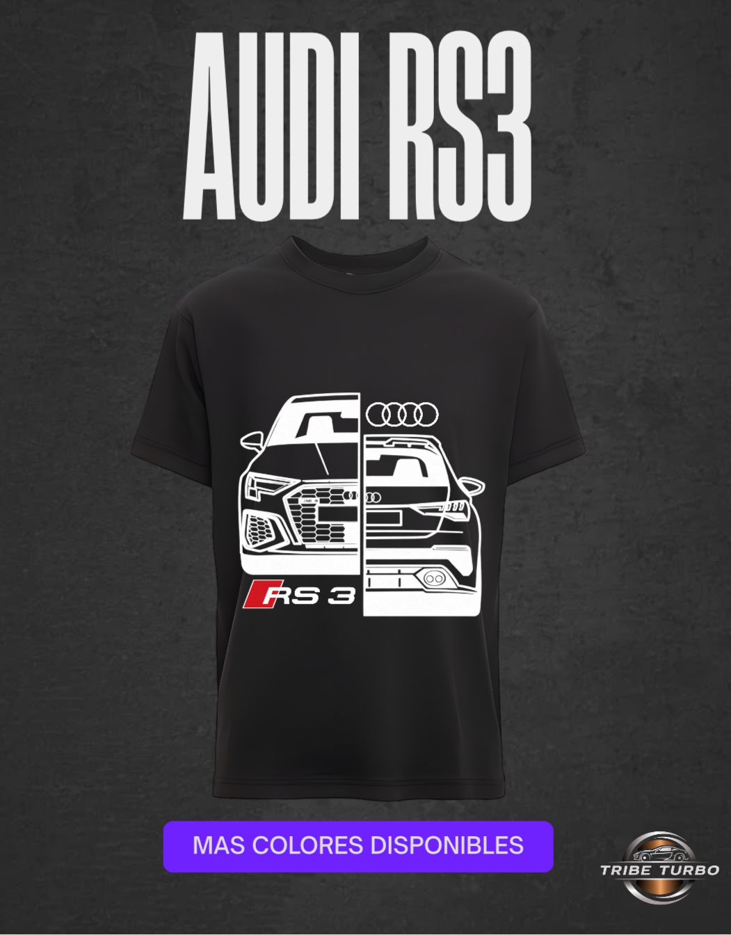 Camiseta Audi Rs3