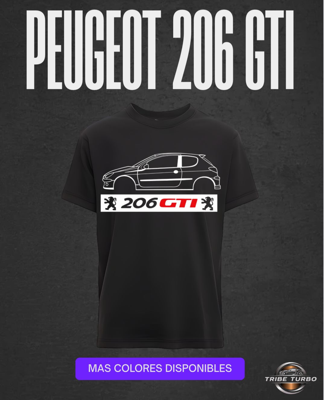 Camiseta Peugeot 206 Gti
