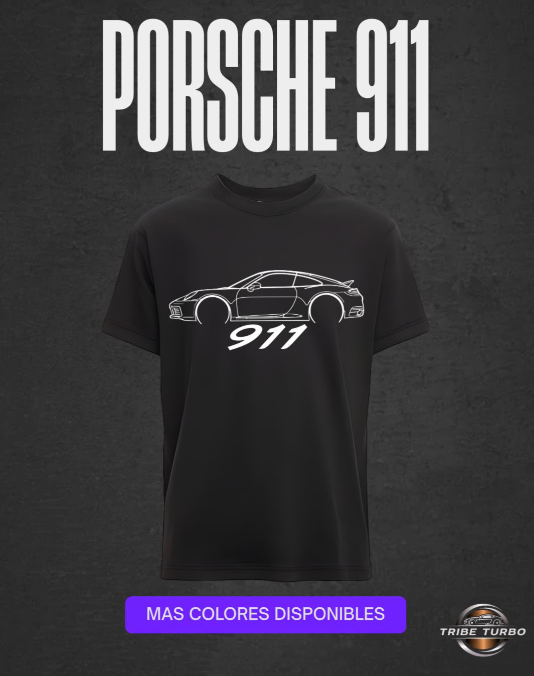 Camiseta Porsche 911