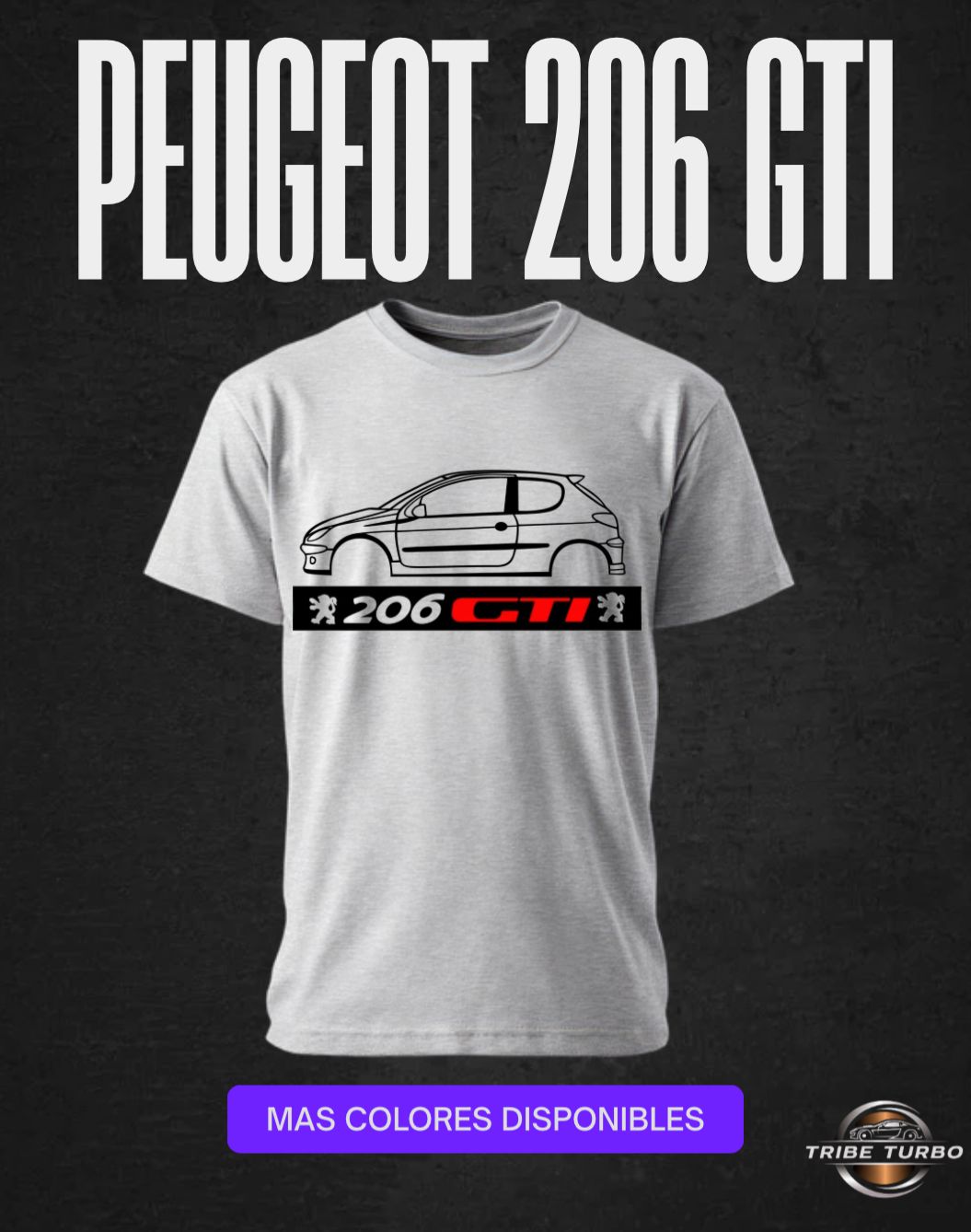 Camiseta Peugeot 206 Gti